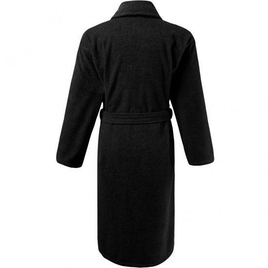 JP1880 Bathrobe Extra Soft Terry Cloth Black - Apakšveļa un peldšorti - Apakšveļa - 2XL-8XL