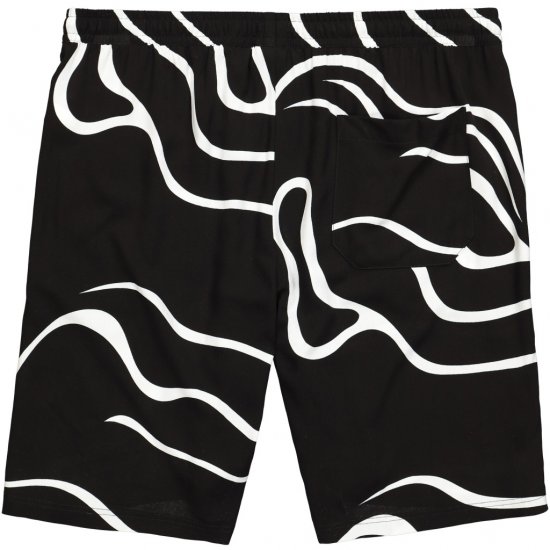 JP1880 Bermuda Shorts Soft Viscose All-over Print Black - Šorti - Šorti - W40-W60