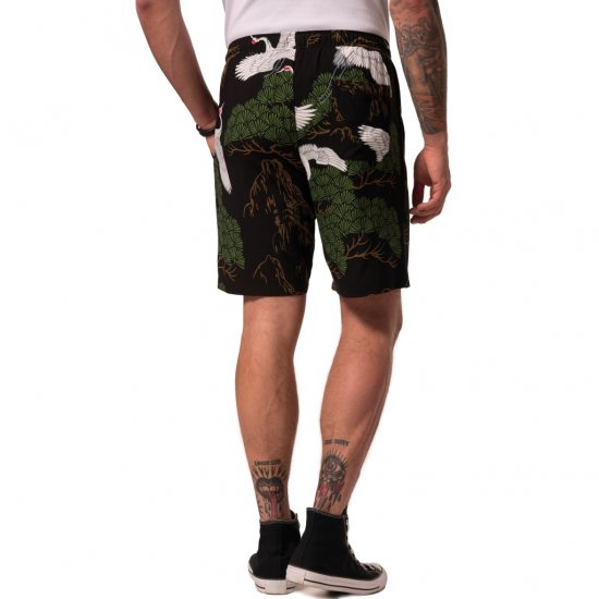JP1880 Bermuda Shorts All-over Print Black - Šorti - Šorti - W40-W60