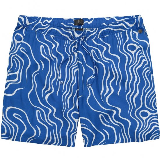 JP1880 Bermuda Shorts All-over Print Royal Blue - Šorti - Šorti - W40-W60