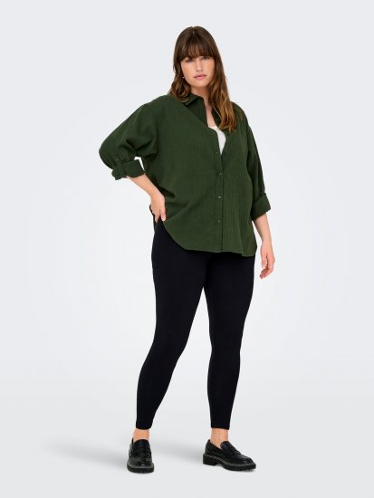 Only Carmakoma Time Leggings Black - Legingi - 