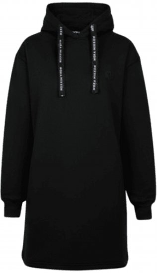 Nora Mikken KRISTINA Long Hoodie Black - Džemperi un džemperi ar kapuci - 