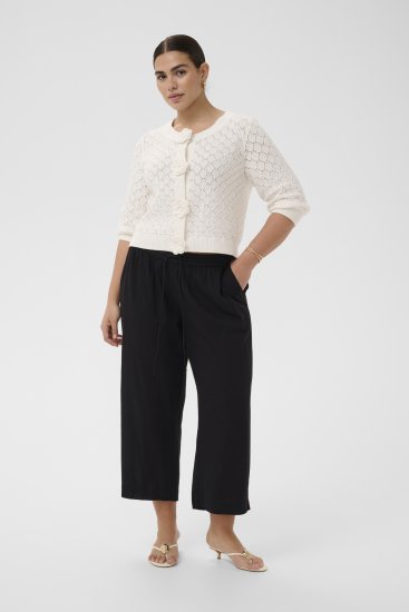 Kaffe Curve Kathrina Pullover White - Adīti džemperi - 