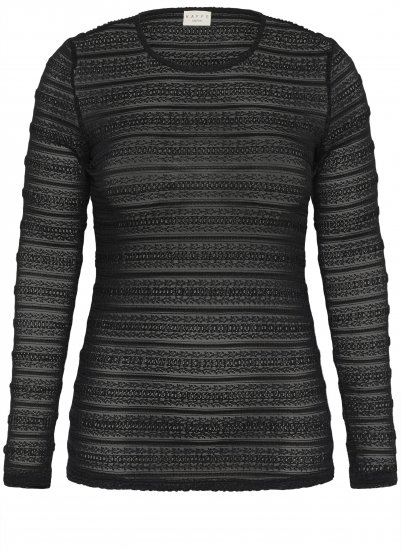 Kaffe Curve Hanna Lace Long Sleeve T-Shirt - Krekli ar garām piedurknēm - 