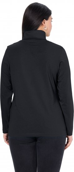 Ulla Popken Basic Long Sleeve Slim Fit Turtleneck Black - Džemperi un džemperi ar kapuci - 