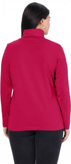 Ulla Popken Basic Long Sleeve Slim Fit Turtleneck Red - Džemperi un džemperi ar kapuci - 