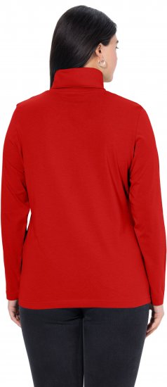 Ulla Popken Basic Long Sleeve Slim Fit Turtleneck Dark Berry - Džemperi un džemperi ar kapuci - 