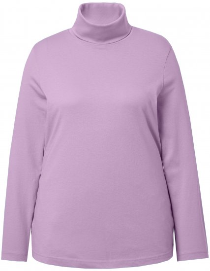 Ulla Popken Basic Long Sleeve Slim Fit Turtleneck Lavender - Džemperi un džemperi ar kapuci - 