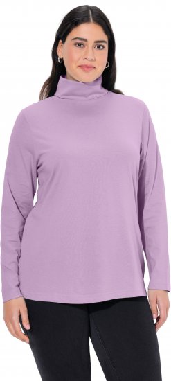 Ulla Popken Basic Long Sleeve Slim Fit Turtleneck Lavender - Džemperi un džemperi ar kapuci - 