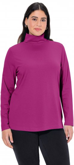 Ulla Popken Basic Long Sleeve Slim Fit Turtleneck Berry - Džemperi un džemperi ar kapuci - 