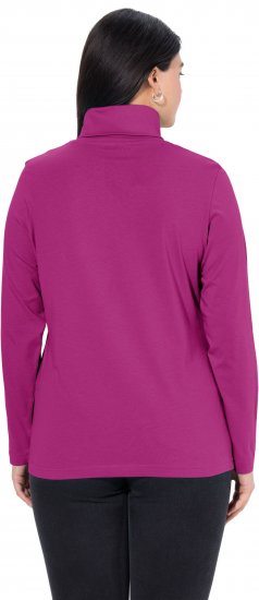 Ulla Popken Basic Long Sleeve Slim Fit Turtleneck Berry - Džemperi un džemperi ar kapuci - 