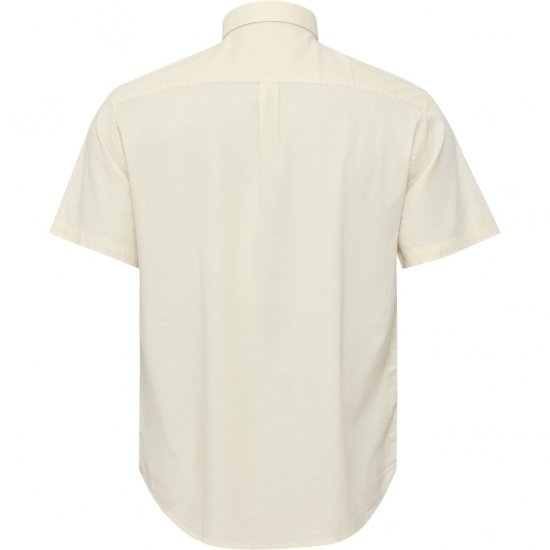 North Latitude Shirt Linen Cotton Short Sleeve Off-White - Krekli - Krekli - 2XL-8XL