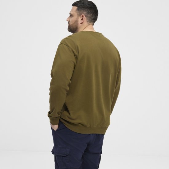 North Latitude Sweatshirt Army Green TALL - VĪRIEŠU APĢĒRBS MT-6XLT - Apģērbs gariem vīriešiem