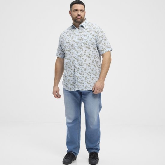 North Latitude Shirt Short Sleeve Light Blue - Krekli - Krekli - 2XL-8XL