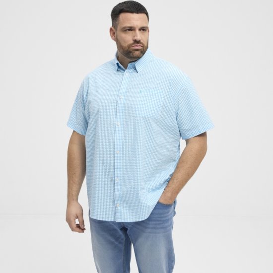 North Latitude Shirt Short Sleeve Turquoise - Krekli - Krekli - 2XL-8XL