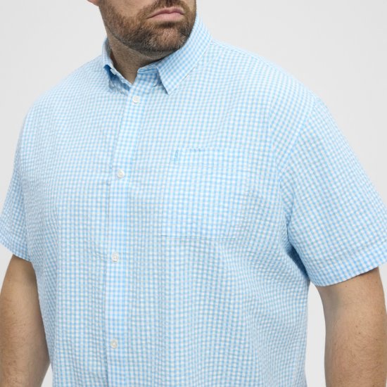 North Latitude Shirt Short Sleeve Turquoise - Krekli - Krekli - 2XL-8XL