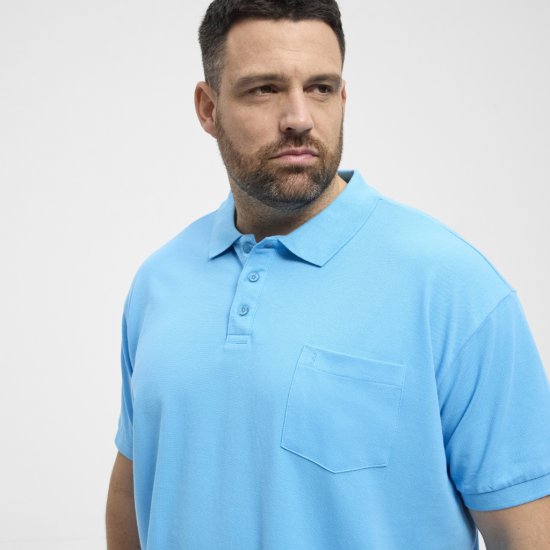 North Latitude Polo Pique Short Sleeve Turquoise - Polo krekli - Polo krekli - 2XL-8XL