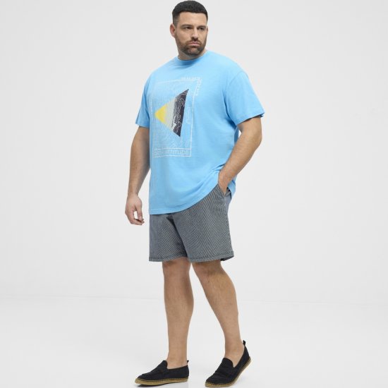 North Latitude T-Shirt Printed Turquoise - T-krekli - T-krekli - 2XL-14XL