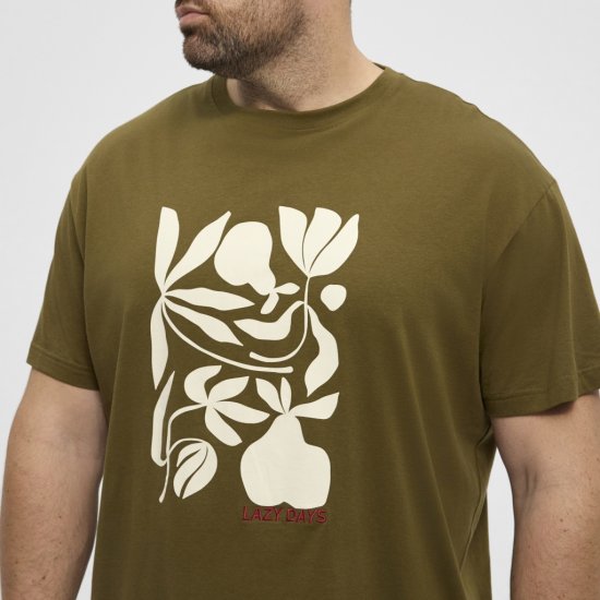North Latitude T-Shirt Lazy Days Green - T-krekli - T-krekli - 2XL-14XL