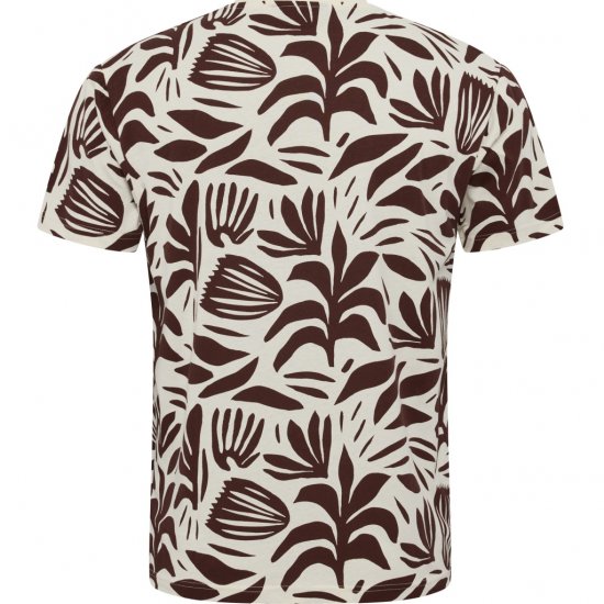 North Latitude T-Shirt Printed Allover Bordeaux - T-krekli - T-krekli - 2XL-14XL
