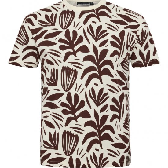 North Latitude T-Shirt Printed Allover Bordeaux - T-krekli - T-krekli - 2XL-14XL