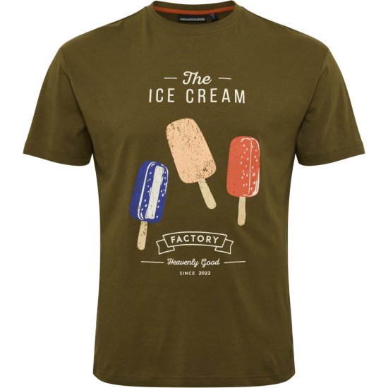 North Latitude T-Shirt Ice Cream Green - T-krekli - T-krekli - 2XL-14XL