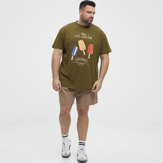 North Latitude T-Shirt Ice Cream Green - T-krekli - T-krekli - 2XL-14XL