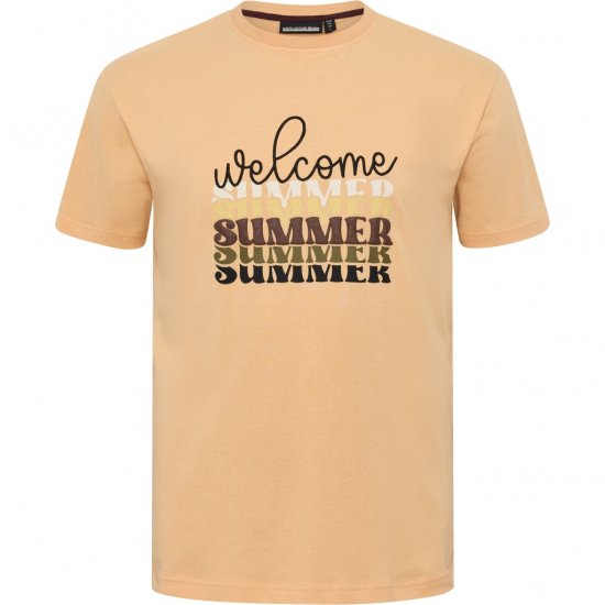 North Latitude T-Shirt Summer Peach - T-krekli - T-krekli - 2XL-14XL