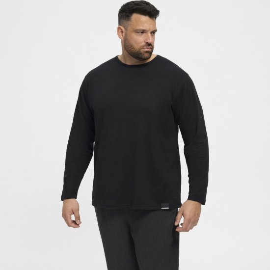 North Latitude T-Shirt Long Sleeve Black - T-krekli - T-krekli - 2XL-14XL