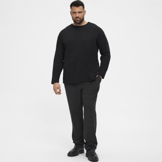North Latitude T-Shirt Long Sleeve Black - T-krekli - T-krekli - 2XL-14XL
