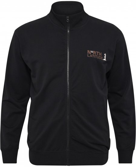 North Latitude Sweatshirt Cardigan Black - Džemperi un džemperi ar kapuci - Džemperi - 2XL-14XL