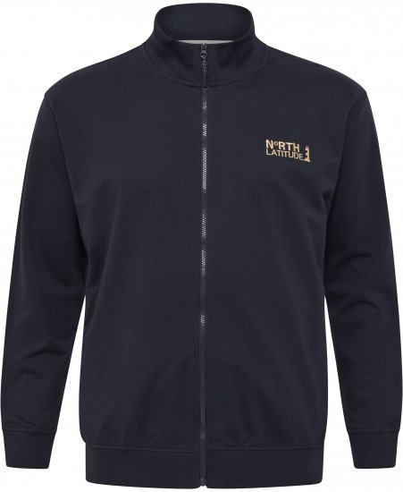 North Latitude Sweatshirt Cardigan Navy - Džemperi un džemperi ar kapuci - Džemperi - 2XL-14XL