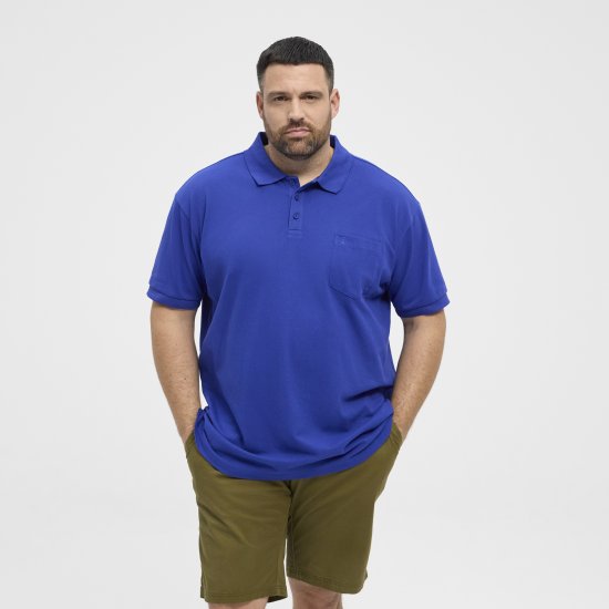 North Latitude Polo Pique Short Sleeve Cobalt Blue - Polo krekli - Polo krekli - 2XL-8XL