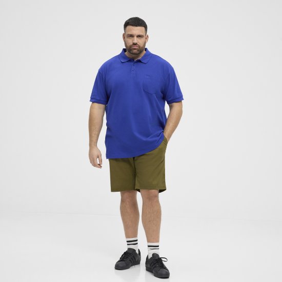 North Latitude Polo Pique Short Sleeve Cobalt Blue - Polo krekli - Polo krekli - 2XL-8XL