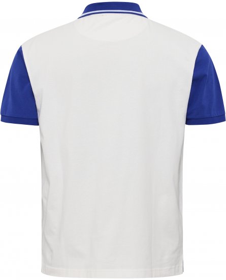 North Latitude Polo Short Sleeve Blue And White - Polo krekli - Polo krekli - 2XL-8XL