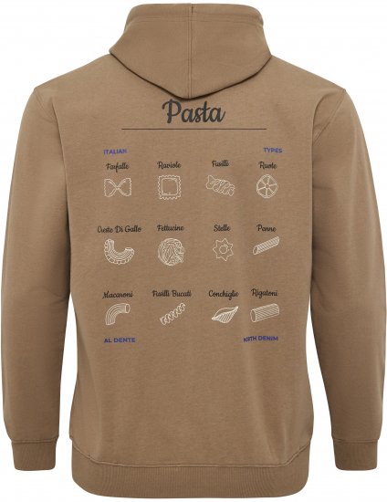 North Latitude Hoodie with Zipper Dark Sand - Džemperi un džemperi ar kapuci - Džemperi - 2XL-14XL