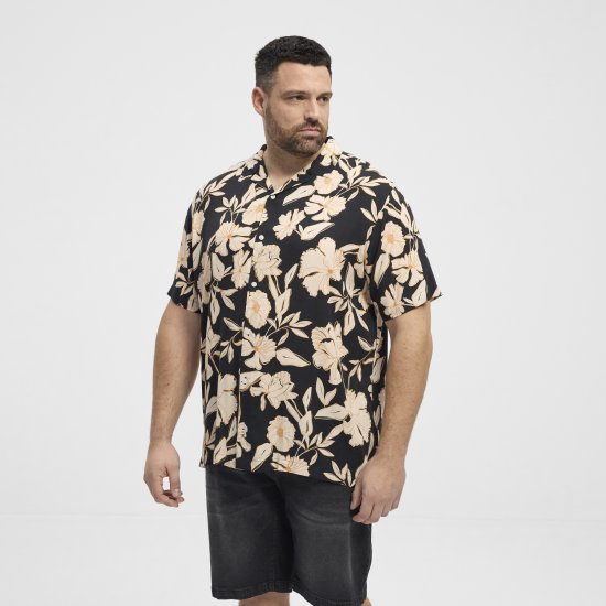 North Latitude Shirt Cuba Short Sleeve Navy - Krekli - Krekli - 2XL-8XL