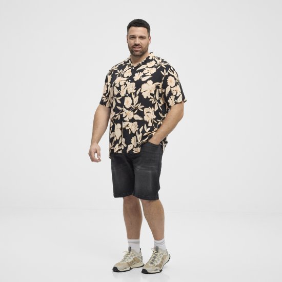 North Latitude Shirt Cuba Short Sleeve Navy - Krekli - Krekli - 2XL-8XL