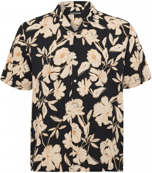 North Latitude Shirt Cuba Short Sleeve Navy - Krekli - Krekli - 2XL-8XL