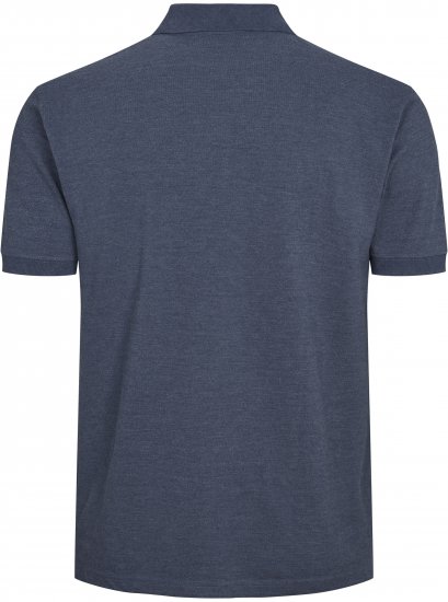 North Latitude Polo Short Sleeve Blue Melange TALL - VĪRIEŠU APĢĒRBS MT-6XLT - Apģērbs gariem vīriešiem