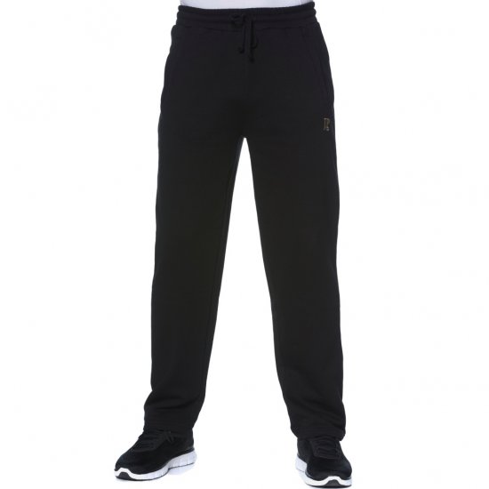 JP1880 Sweatpants Joggers Straight Cut Basic Fit Black TALL - VĪRIEŠU APĢĒRBS MT-6XLT - Apģērbs gariem vīriešiem