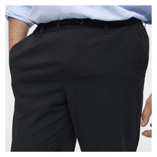 North Latitude Dress Pants Elastic Waist Black - Lielo izmēru bikses vīriešiem - Lielo izmēru bikses vīriešiem