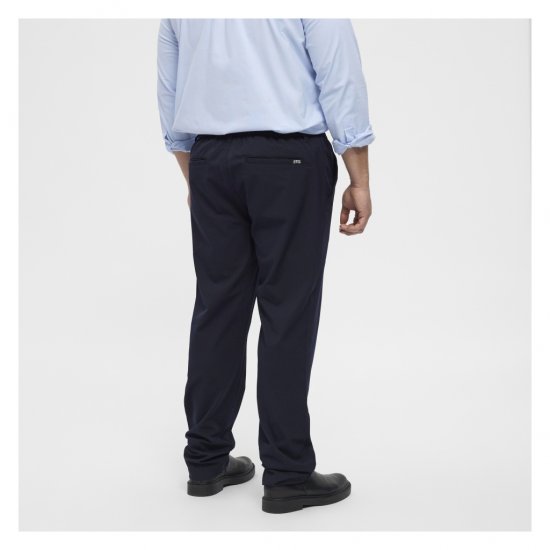 North Latitude Dress Pants Elastic Waist Navy Blue - Lielo izmēru bikses vīriešiem - Lielo izmēru bikses vīriešiem