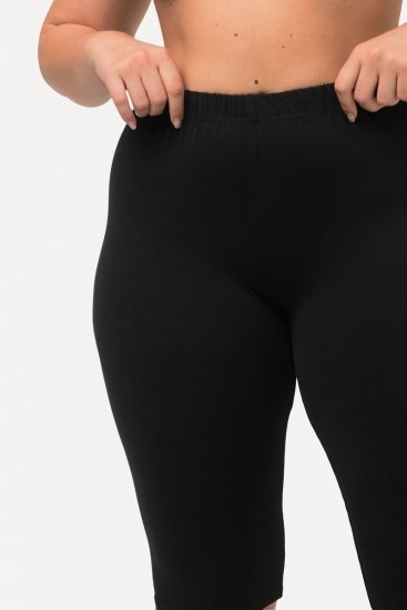 Ulla Popken Stretch Knit Bike Shorts Black - Ulla Popken - Ulla Popken lielizmēra apģērbi