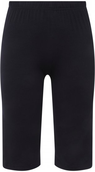 Ulla Popken Stretch Knit Bike Shorts Blue - Džinsi & Bikses Lielos Izmēros – Plus Size - 