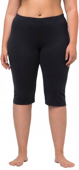 Ulla Popken Stretch Knit Bike Shorts Blue - Džinsi & Bikses Lielos Izmēros – Plus Size - 