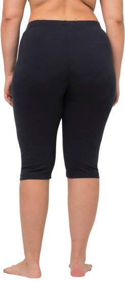 Ulla Popken Stretch Knit Bike Shorts Blue - Džinsi & Bikses Lielos Izmēros – Plus Size - 