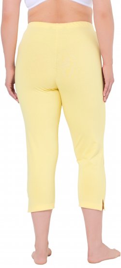 Ulla Popken Basic Stretch Knit Capris Orange - Džinsi & Bikses Lielos Izmēros – Plus Size - 
