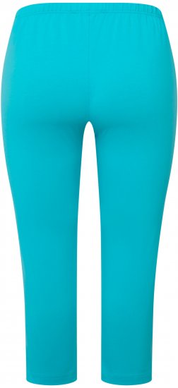 Ulla Popken Basic Stretch Knit Capris Blue - Džinsi & Bikses Lielos Izmēros – Plus Size - 
