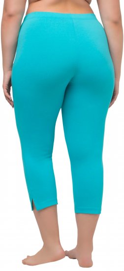 Ulla Popken Basic Stretch Knit Capris Blue - Džinsi & Bikses Lielos Izmēros – Plus Size - 